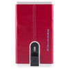 Piquadro Blue Square Slide - Creditcardhouder 5cc 10 cm (red)
