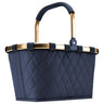 reisenthel carrybag - Einkaufskorb (frame rhombus midnight gold)