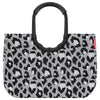 reisenthel shopping loopshopper L - Einkaufstasche mit Bügel 46 cm (frame leo nero)