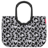 reisenthel shopping loopshopper L - Einkaufstasche mit Bügel 46 cm (frame leo nero)