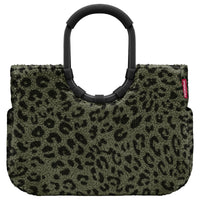 reisenthel shopping loopshopper L - Einkaufstasche mit Bügel 46 cm (teddy leo olive)
