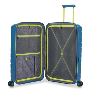 Roncato B - Flying Move - 4 - Rollen - Trolley M 68 cm erw. (blu laguna) - Markenkoffer