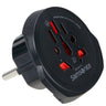 Samsonite World to Europe Adaptor - Reiseadapter (schwarz)