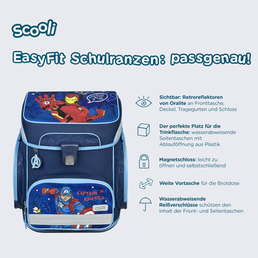 Scooli EasyFit - Schulranzen Set 5tlg. (Avengers) - Ansicht 7