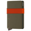 Secrid Liba Bandwallet - Geldbörse 6cc 10.2 cm RFID (green-orange)