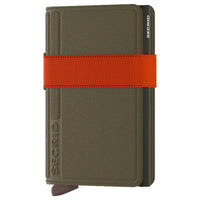 Secrid Liba Bandwallet - Geldbörse 6cc 10.2 cm RFID (green-orange)