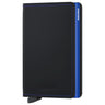 Secrid Matte Slimwallet - Geldbörse RFID 6.8 cm (black-blue)