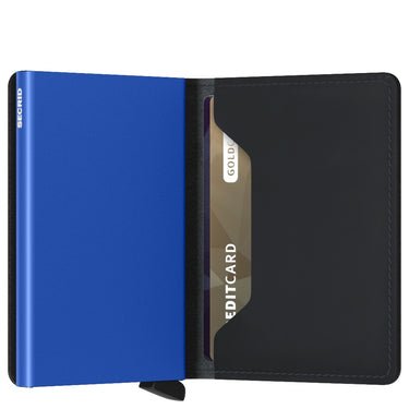 Secrid Matte Slimwallet - Geldbörse RFID 6.8 cm (black-blue) - Ansicht 4