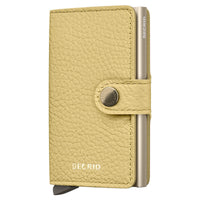 Secrid Miniwallet Pebble - Geldbörse 6cc 10.2 cm RFID (butter yellow)