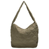 Seidenfelt Hetta Maxi Hobo - Schoudertas 42 cm (greige khaki)
