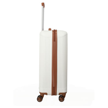 Travelite Bali - 4-Rollen-Trolley M 67 cm (weiß/cognac) - Ansicht 5
