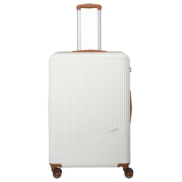 Travelite Bali - 4-Rollen Trolley Set 3tlg. (weiß/cognac) - Ansicht 2