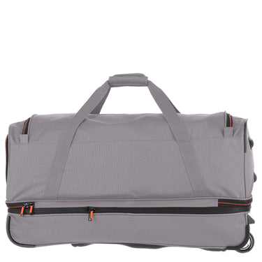 Travelite Basics - Rollenreisetasche 98/119L 70 cm erw. (grau/orange) - Ansicht 3