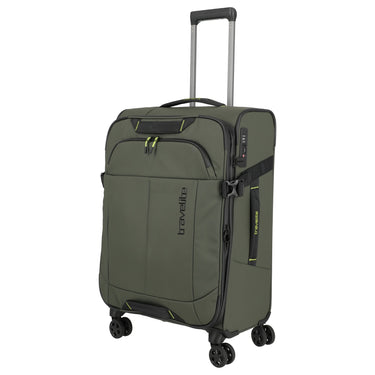 Travelite Briize - 4-Rollen-Trolley M 67 cm erw. (khaki) - Ansicht 2