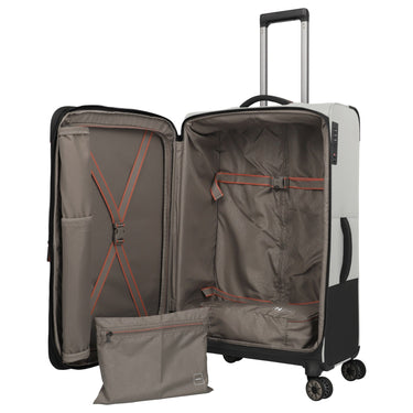 Travelite Crosslite - 4-Rollen-Trolley L 77 cm erw. (natur) - Ansicht 7