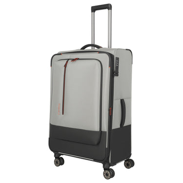 Travelite Crosslite - 4-Rollen-Trolley L 77 cm erw. (natur) - Ansicht 2