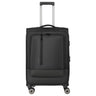Travelite Crosslite - 4-Rollen-Trolley M 66 cm erw. (black)