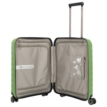 Travelite Mooby - 4-Rollen-Kabinentrolley mit Vortasche S 55 cm (grün) - Ansicht 7