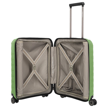 Travelite Mooby - 4-Rollen-Kabinentrolley mit Vortasche S 55 cm (grün) - Ansicht 6
