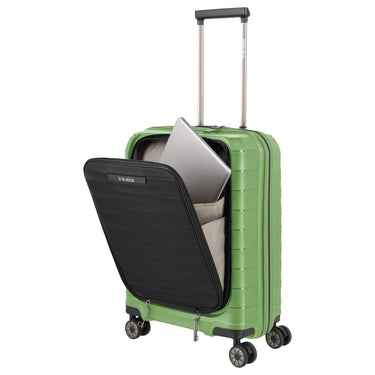 Travelite Mooby - 4-Rollen-Kabinentrolley mit Vortasche S 55 cm (grün) - Ansicht 8