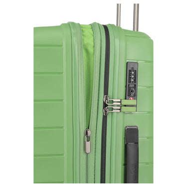 Travelite Mooby - 4-Rollen-Trolley M 66 cm erw. (grün) - Ansicht 10