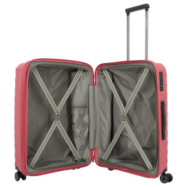Travelite Mooby - 4-Rollen-Trolley M 66 cm erw. (rot) - Ansicht 6