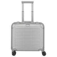 Travelite Next - 4-Rollen-Businesstrolley 45 cm (silber)