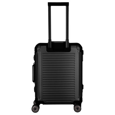 Travelite Next - 4-Rollen-Kabinentrolley mit Vortasche S 55 cm (black) - Ansicht 4