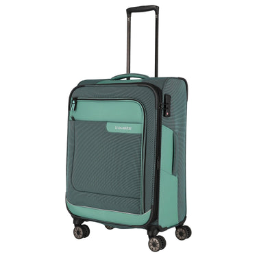 Travelite Viia - 4-Rollen-Trolley M 67 cm erw. (Eukalyptus) - Ansicht 2