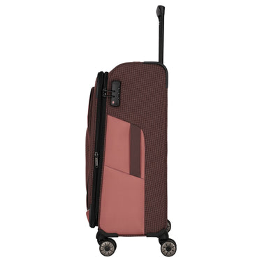 Travelite Viia - 4-Rollen-Trolley M 67 cm erw. (Frühlingsrose) - Ansicht 3