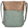 zwei Olli OR12 - Umhängetasche/Rucksack 34 cm (eucalyptus)